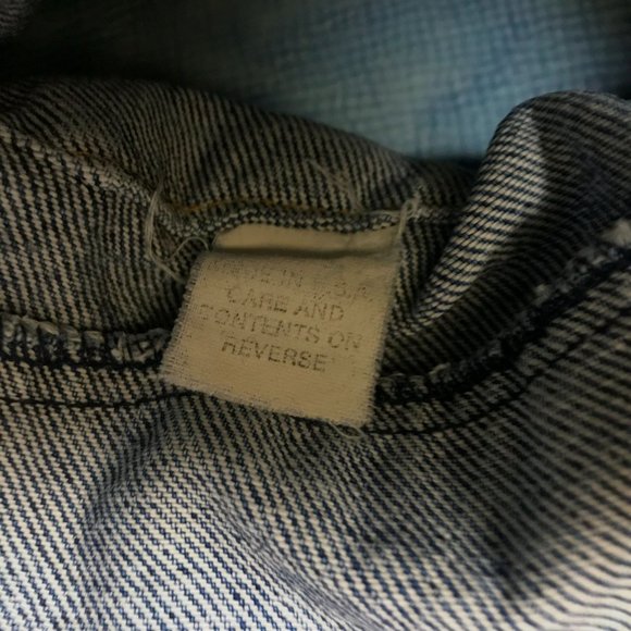 Vintage Harley Davidson Eagle Denim Jacket Motorcycles Adult Blue Medium Biker - Picture 12 of 16